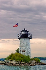 Maine's Only Inland Lighthouse on Lake Cobbosseecontee